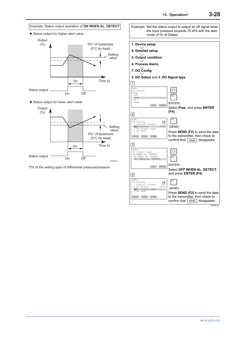 Operation | Yokogawa EJX440A User Manual | Page 38 / 76