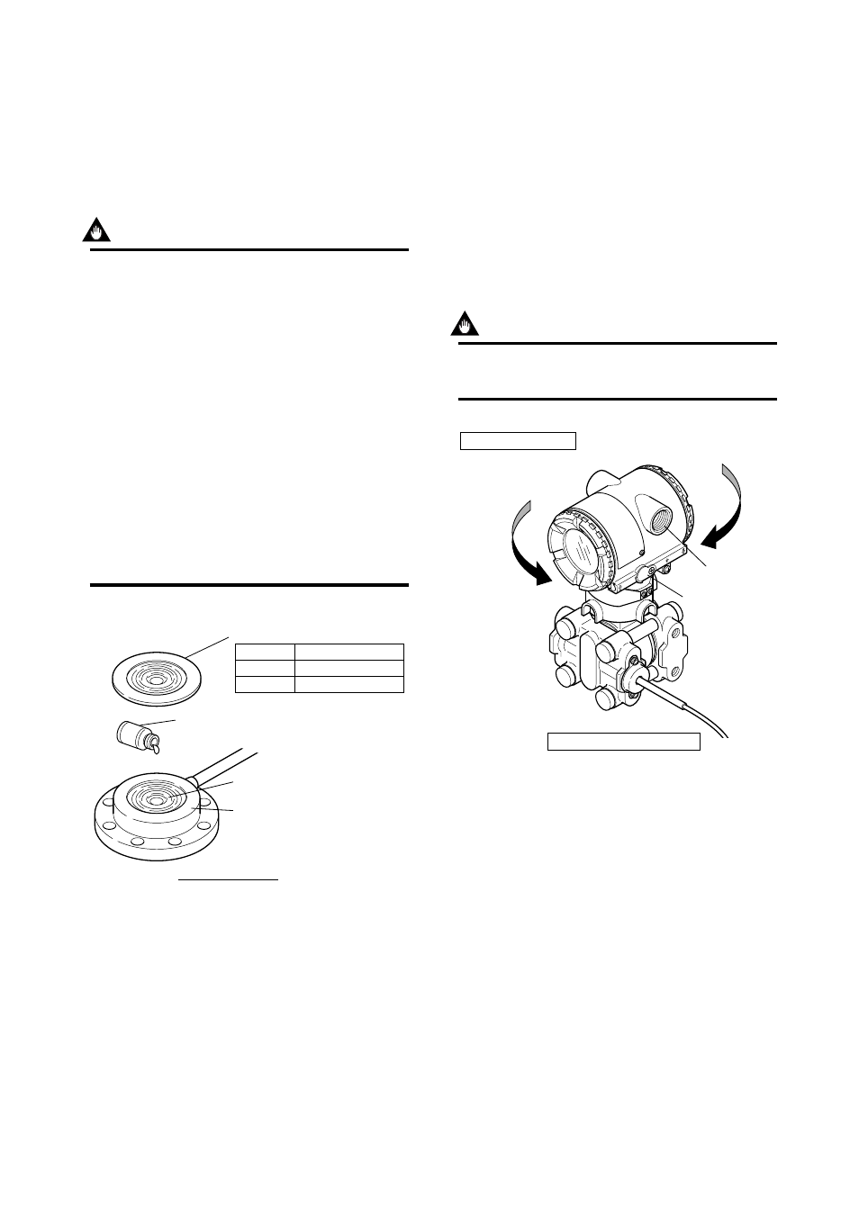 4 affixing the teflon film, 5 rotating transmitter section | Yokogawa EJA438 User Manual | Page 21 / 72