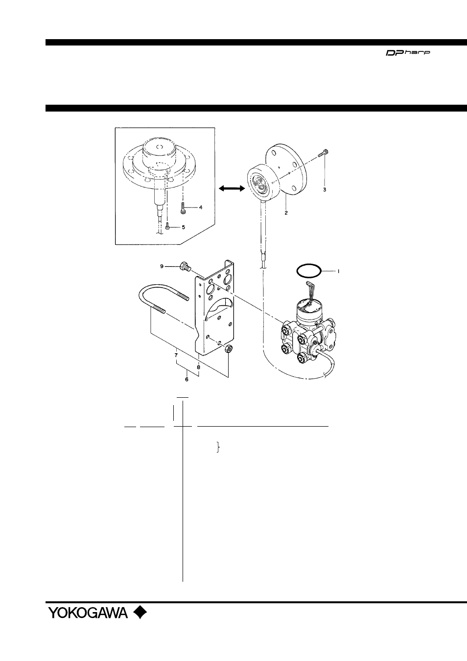 Pressure-detector section, Customer maintenance parts list | Yokogawa EJA438 User Manual | Page 63 / 72