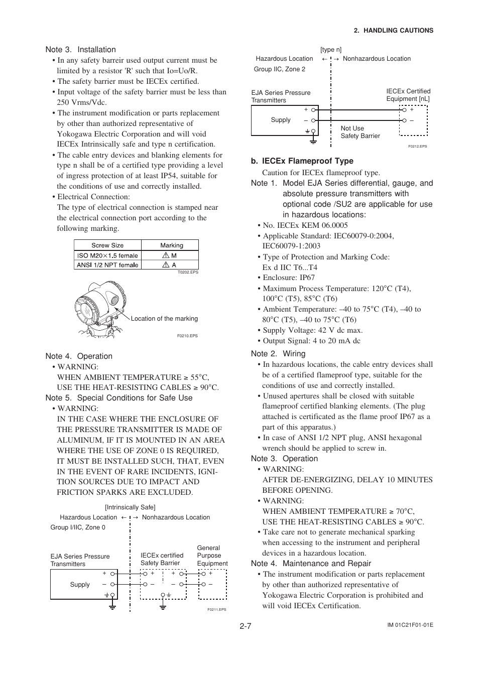 Yokogawa EJA530A User Manual | Page 15 / 67