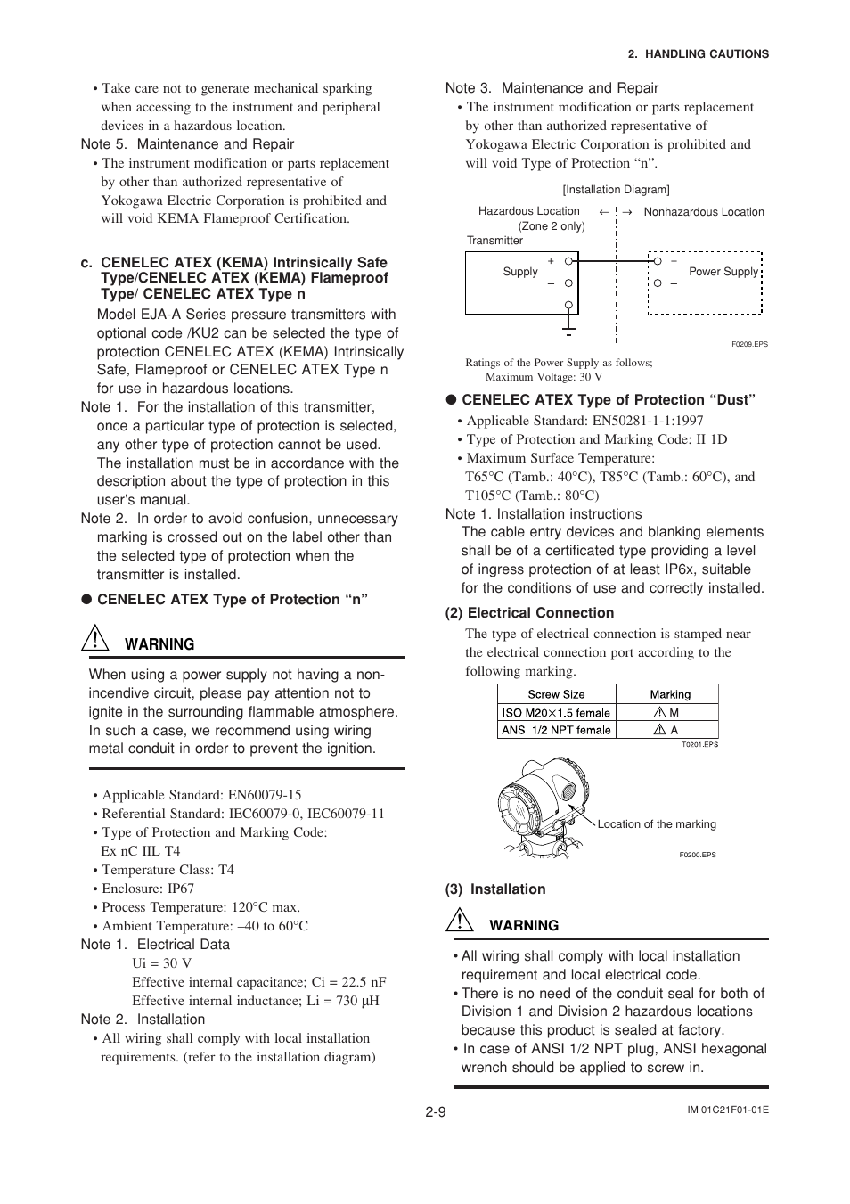 Yokogawa EJA530A User Manual | Page 17 / 67