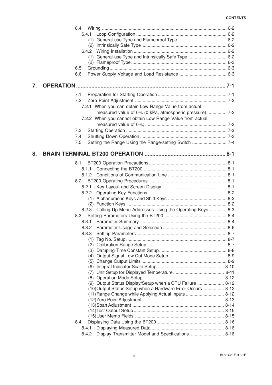 Yokogawa EJA530A User Manual | Page 3 / 67