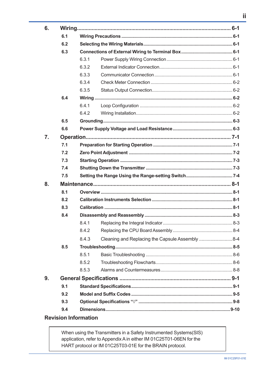 Yokogawa EJA530E User Manual | Page 3 / 52