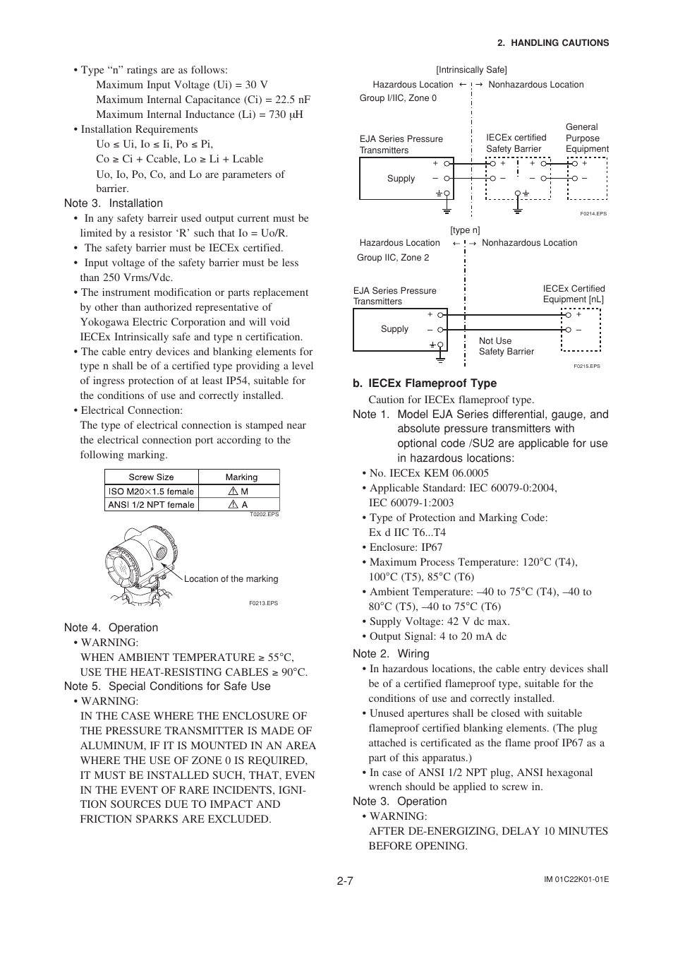 Yokogawa EJA115 User Manual | Page 15 / 85
