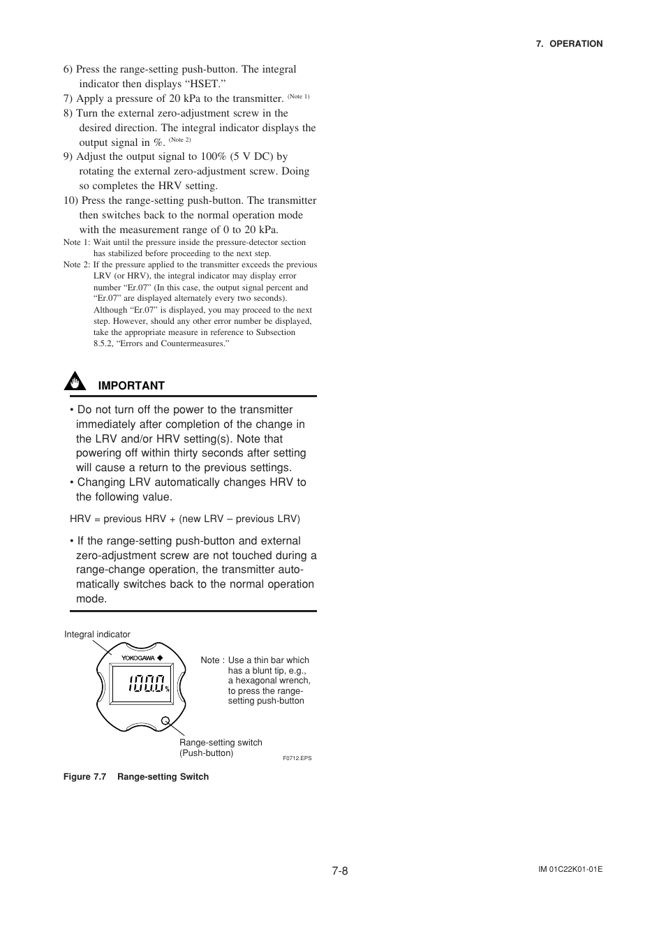 Yokogawa EJA115 User Manual | Page 38 / 85