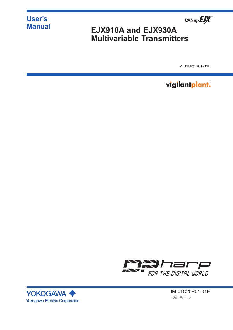 Yokogawa EJX930A User Manual | 83 pages