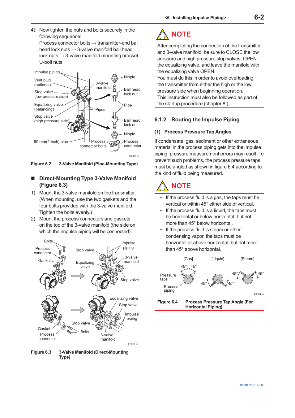 2 routing the impulse piping, Routing the impulse piping -2 | Yokogawa EJX930A User Manual | Page 35 / 83