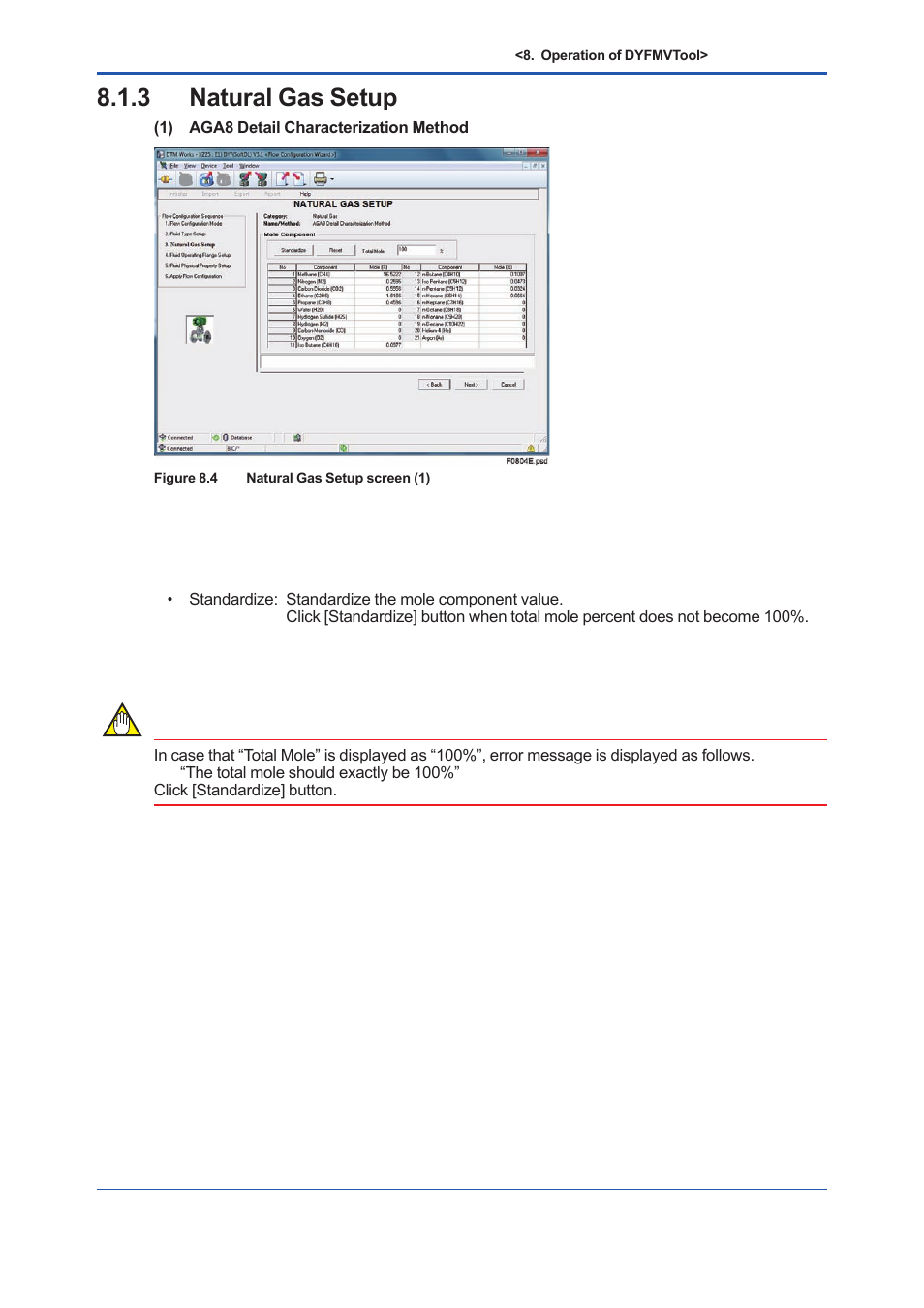 3 natural gas setup, Natural gas setup -6 | Yokogawa EJX930A User Manual | Page 122 / 163