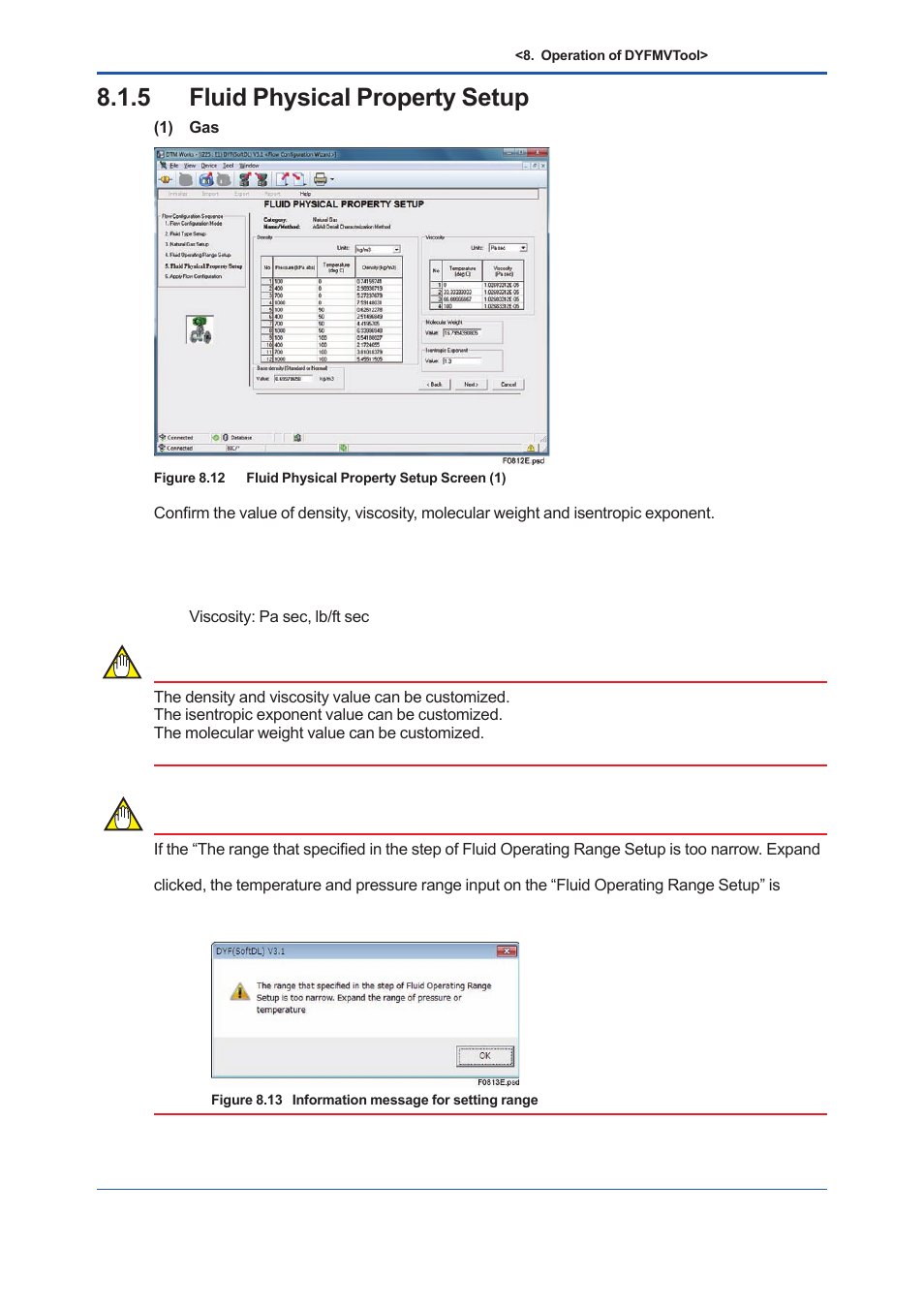 5 fluid physical property setup, Fluid physical property setup -13 | Yokogawa EJX930A User Manual | Page 129 / 163