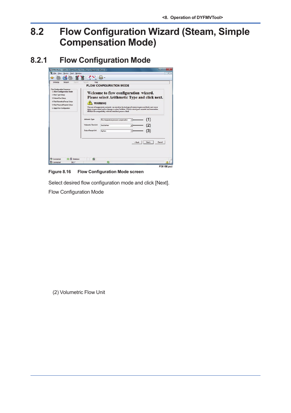 1 flow configuration mode, Flow configuration mode -16 | Yokogawa EJX930A User Manual | Page 132 / 163