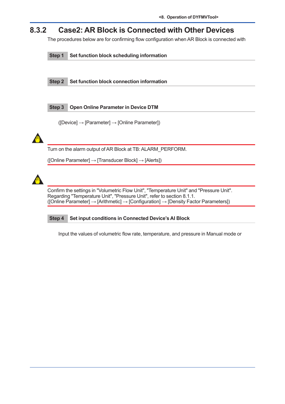 2 case2: ar block is connected with other devices, Important | Yokogawa EJX930A User Manual | Page 138 / 163