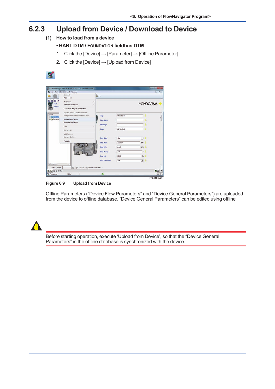 3 upload from device / download to device, Upload from device / download to device -10, Important | Yokogawa EJX930A User Manual | Page 83 / 163