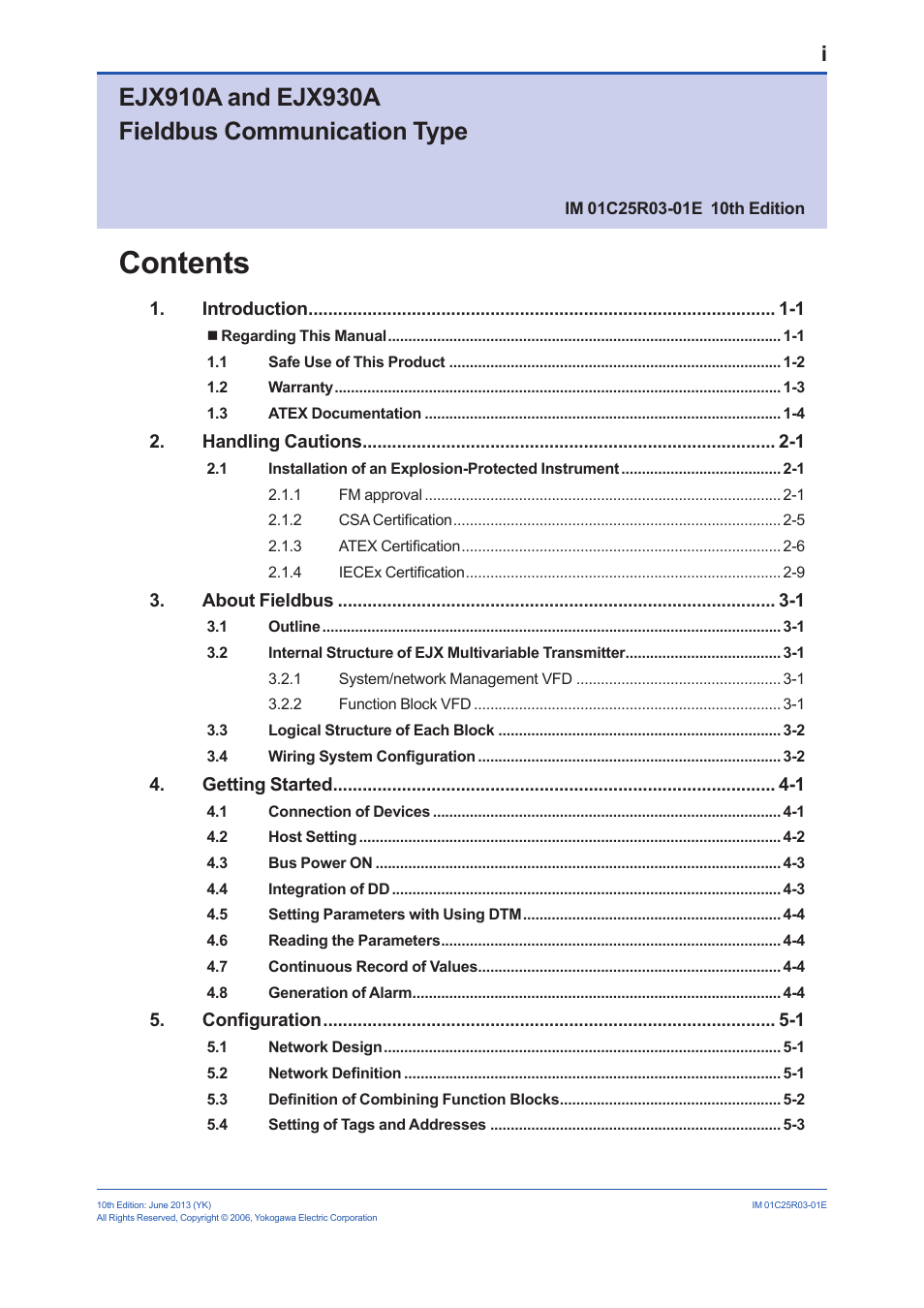 Yokogawa EJX930A User Manual | Page 2 / 175