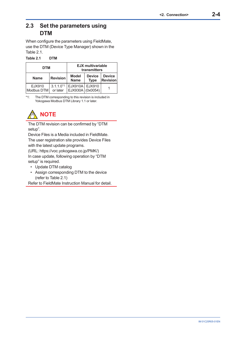 3 set the parameters using dtm, Set the parameters using dtm -4 | Yokogawa EJX930A User Manual | Page 10 / 55