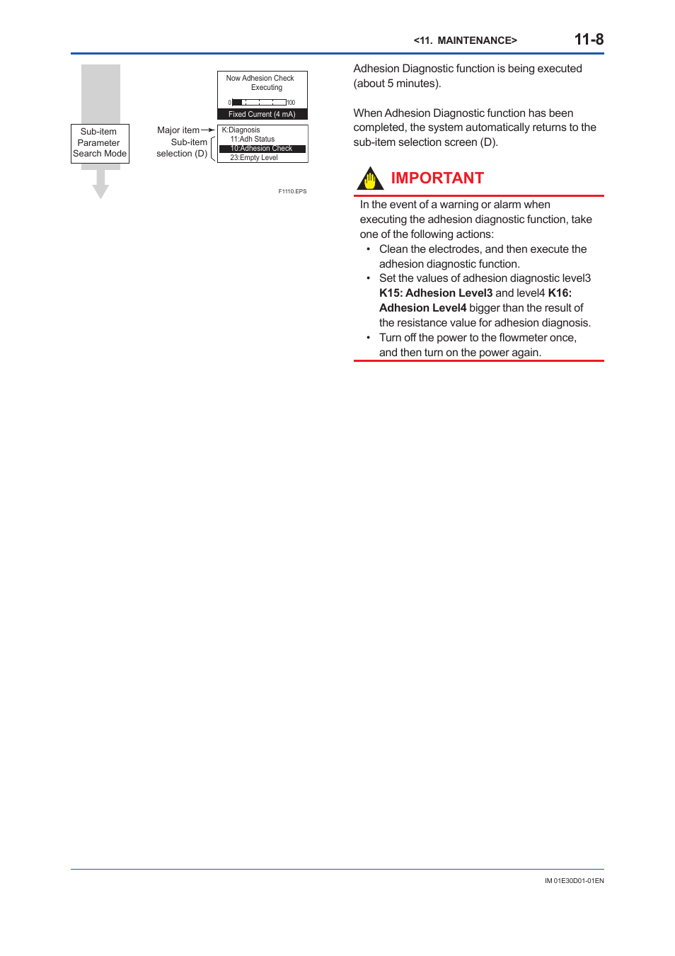 Important | Yokogawa ADMAG AXR User Manual | Page 148 / 194