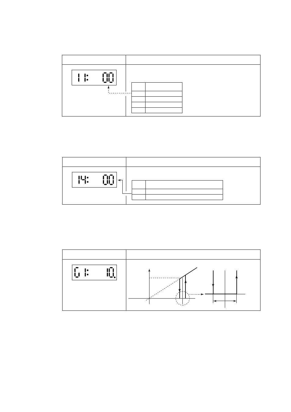 5 current output during alarm occurrence, 6 reversing flow direction, 7 limiting on current output | Current output during alarm occurrence -10, Reversing flow direction -10, Limiting on current output -10 | Yokogawa ADMAG CA User Manual | Page 47 / 105