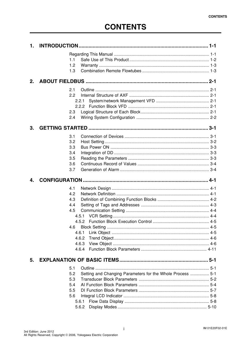 Yokogawa AXFA14G/C User Manual | Page 2 / 109
