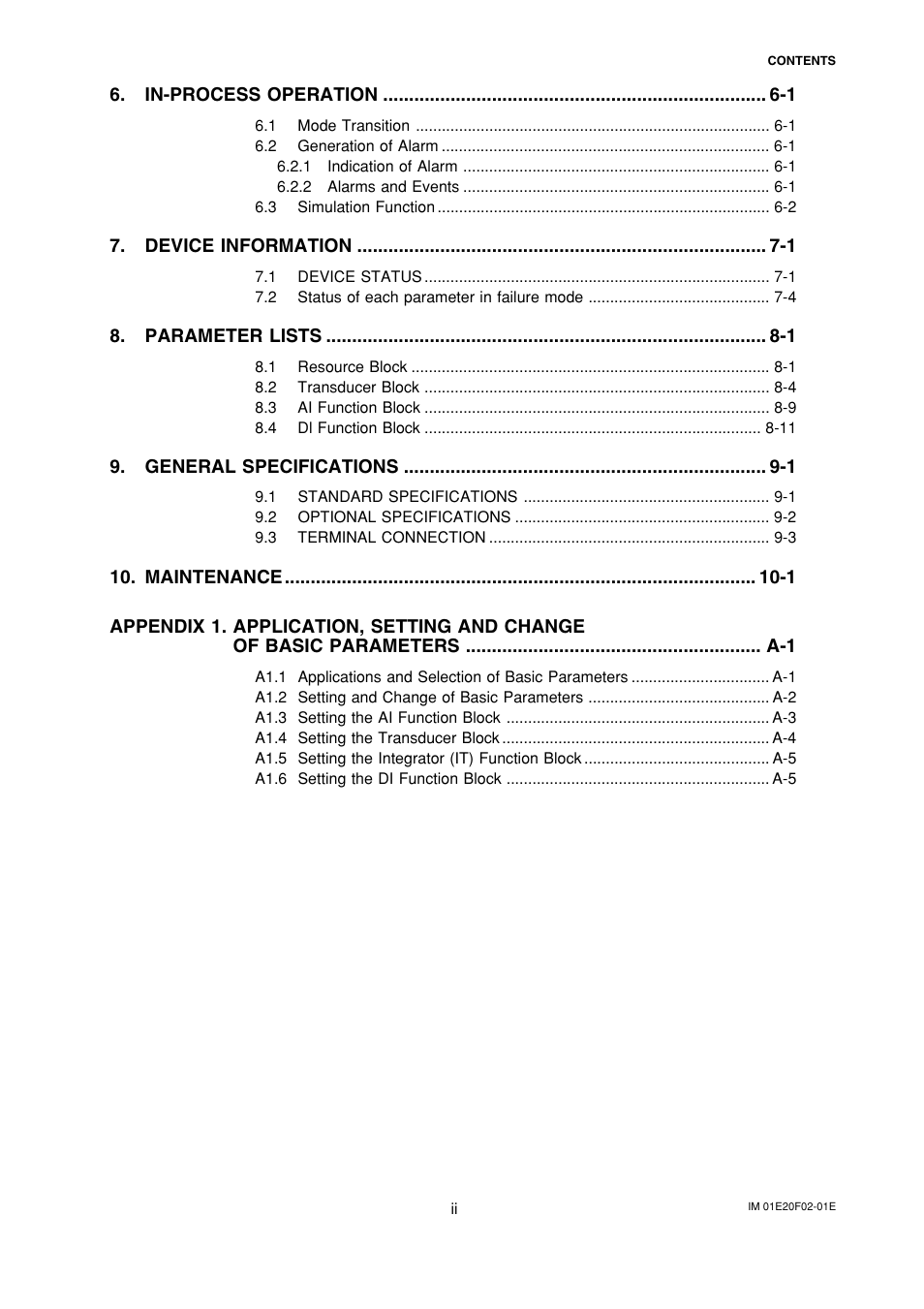 Yokogawa AXFA14G/C User Manual | Page 3 / 109