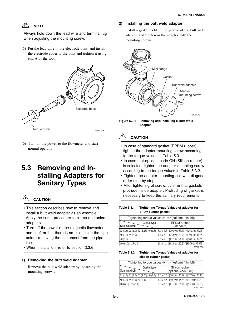 Yokogawa ADMAG AXF User Manual | Page 54 / 133