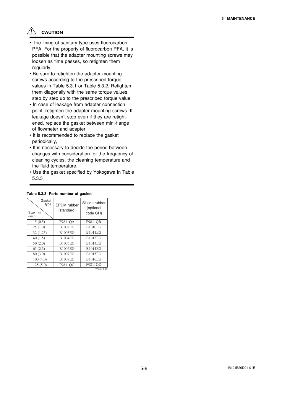 Yokogawa ADMAG AXF User Manual | Page 55 / 133