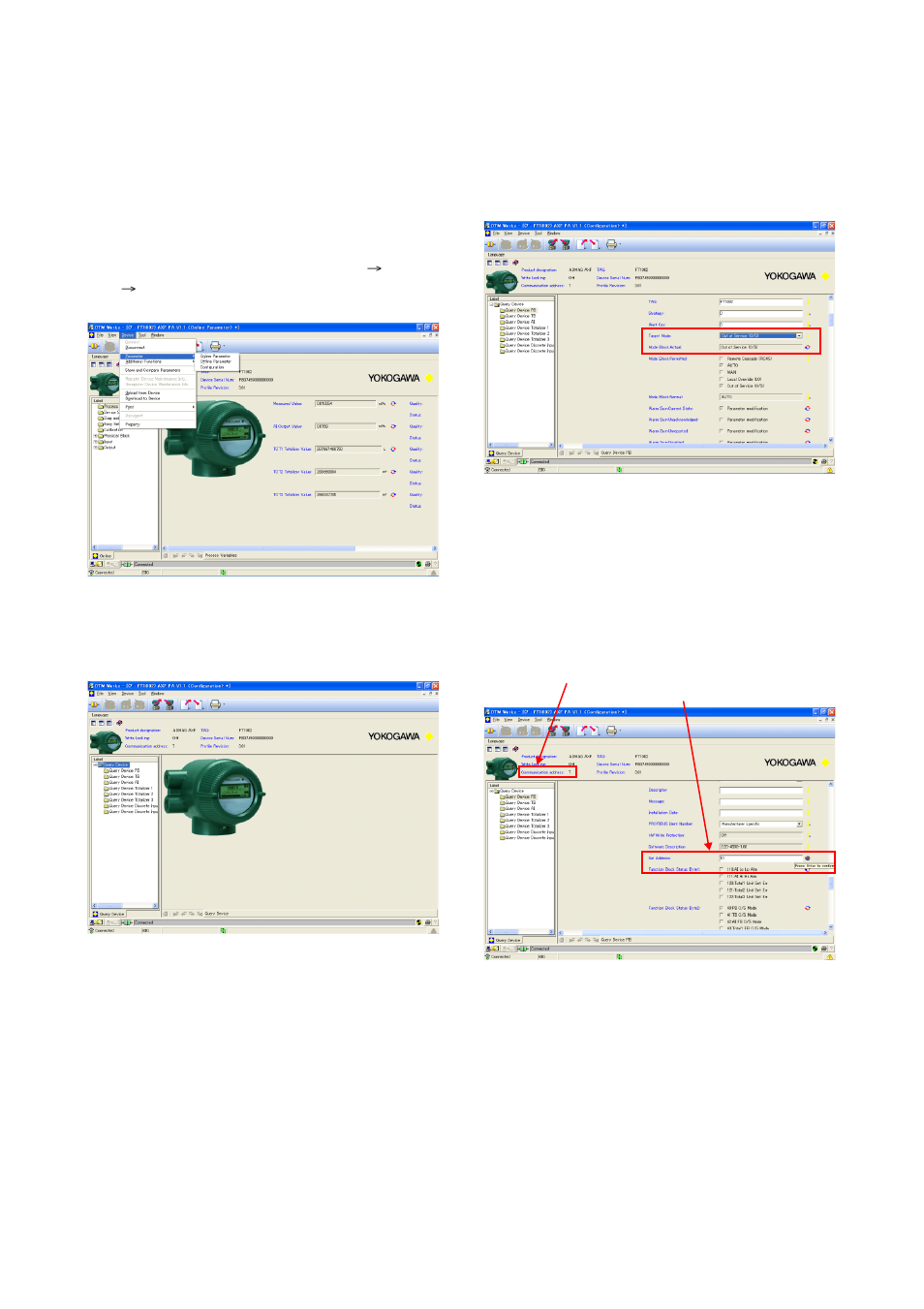 3 bus address setup, Bus address setup -4 | Yokogawa AXFA14G/C User Manual | Page 28 / 76