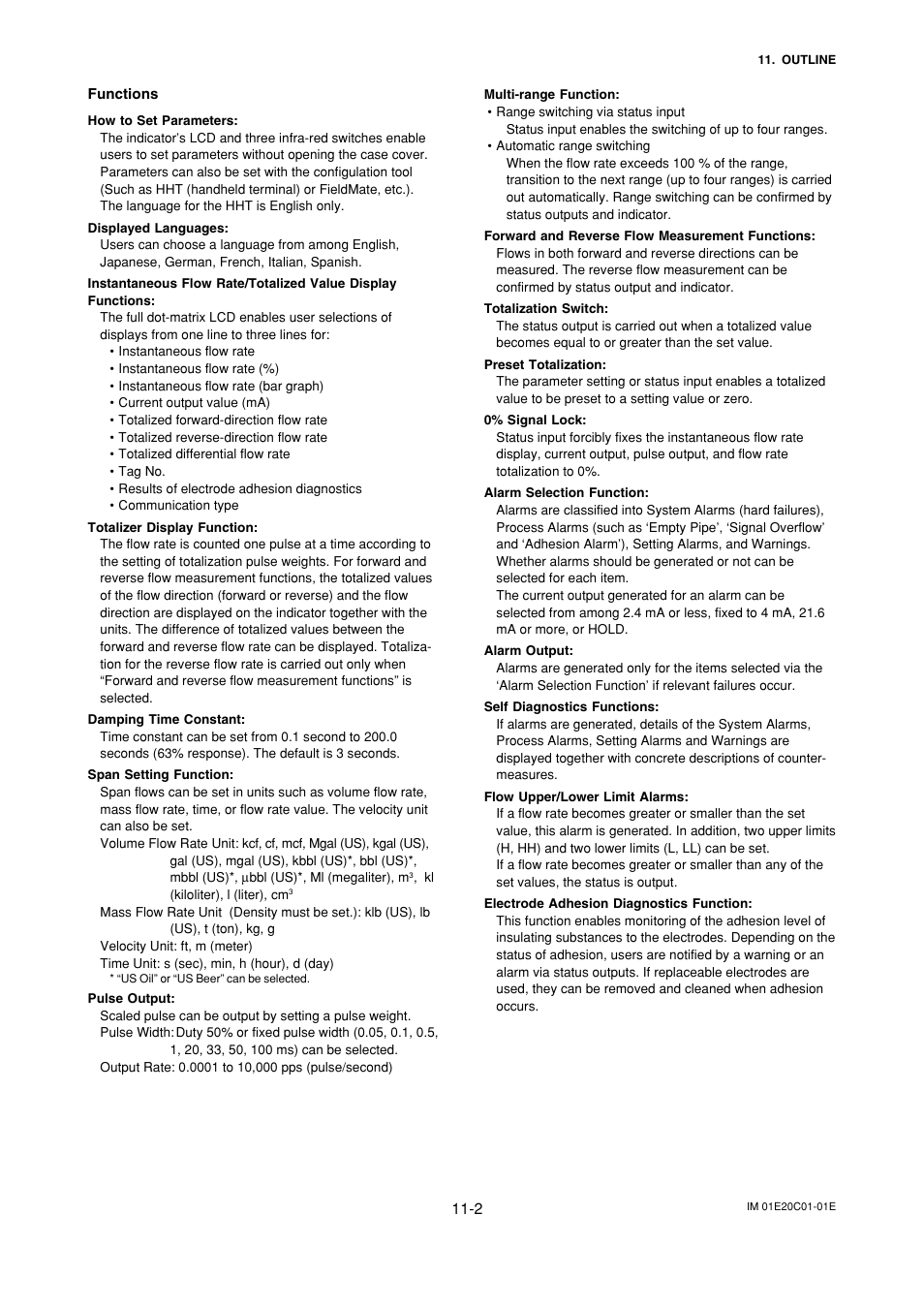 Yokogawa ADMAG AXF User Manual | Page 103 / 112