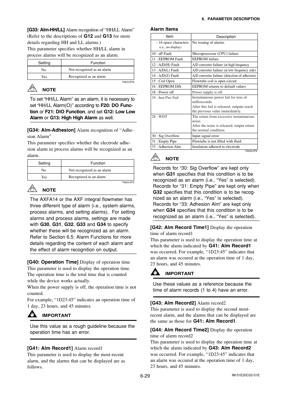 Yokogawa AXFA14G/C User Manual | Page 58 / 123