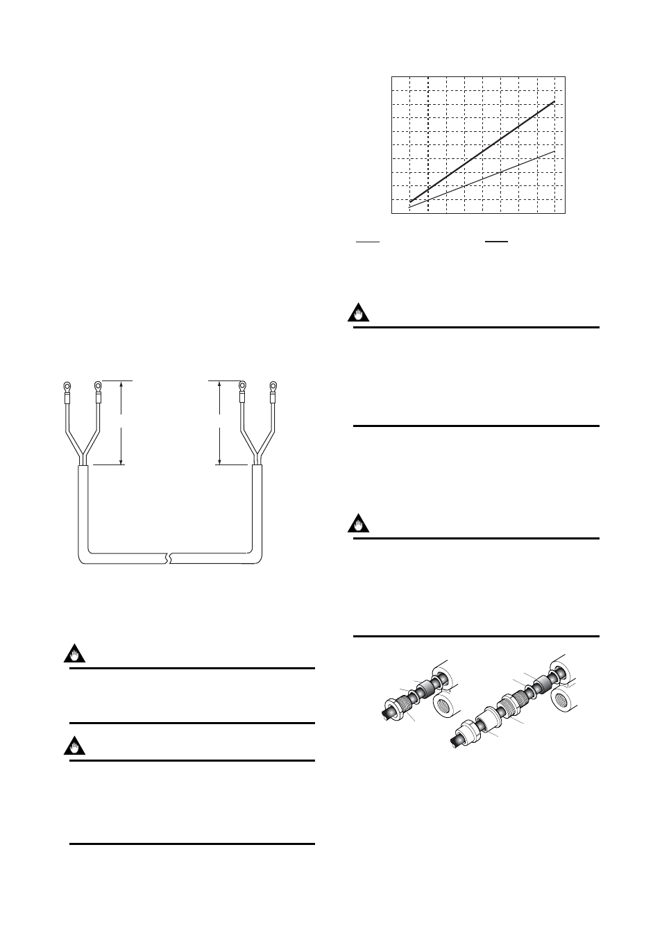 4 dc connections, 5 wiring ports, Dc connections -3 | Wiring ports -3, Stranded wire; 0.5 to 2.5mm | Yokogawa ADMAG AXF User Manual | Page 10 / 107