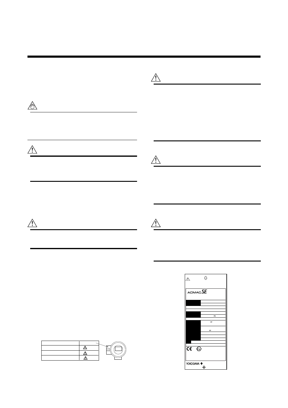 Explosion protected type instrument, 1 cenelec atex(kema), Explosion protected type instrument -1 | Cenelec atex(kema) -1 | Yokogawa ADMAG AXF User Manual | Page 104 / 107