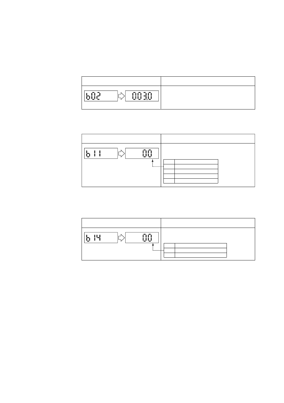 4 damping time constant, 5 current output during alarm occurrence, 6 reversing flow direction | Damping time constant -11, Current output during alarm occurrence -11, Reversing flow direction -11 | Yokogawa ADMAG AXF User Manual | Page 30 / 107