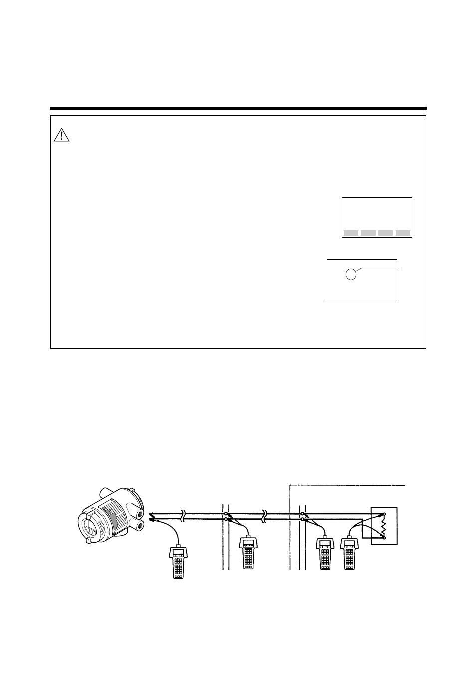 Operation via hart communicator, 1 conditions of communication line, Operation via hart communicator -1 | Conditions of communication line -1, Operation via hart communi- cator | Yokogawa ADMAG AXF User Manual | Page 51 / 107