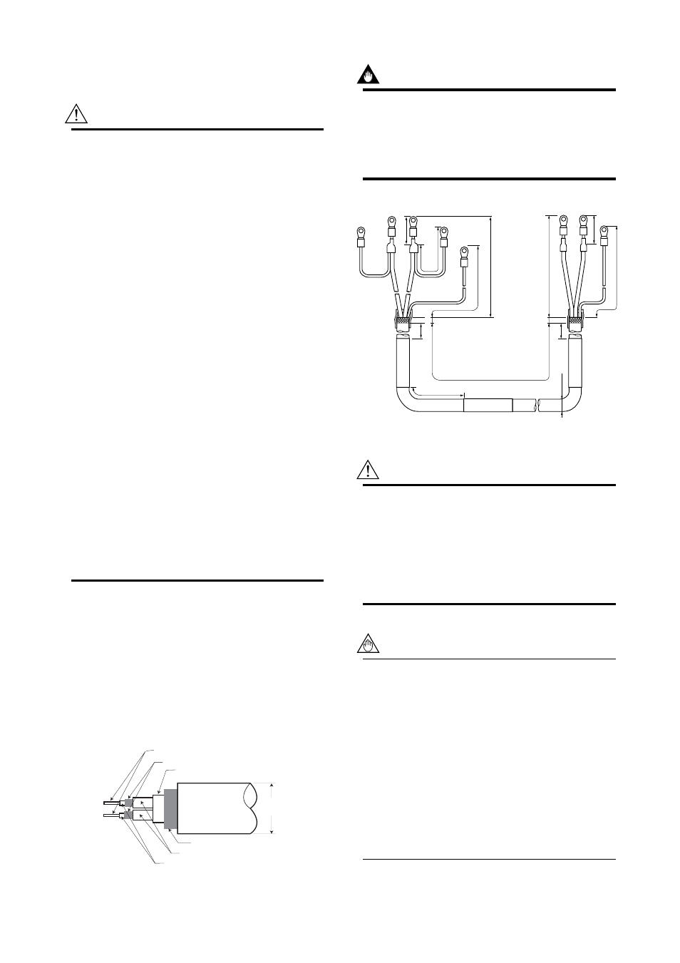 2 general precautions, 3 cable types, General precautions -2 | Cable types -2 | Yokogawa ADMAG AXF User Manual | Page 9 / 107