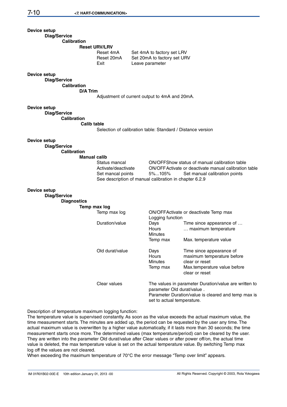 Yokogawa RAMC User Manual | Page 58 / 136