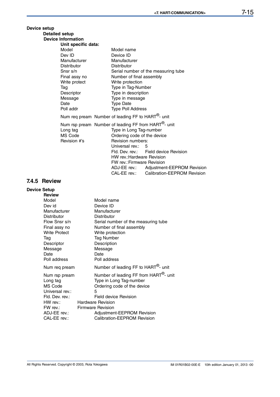 5 review, 5 review -15 | Yokogawa RAMC User Manual | Page 63 / 136