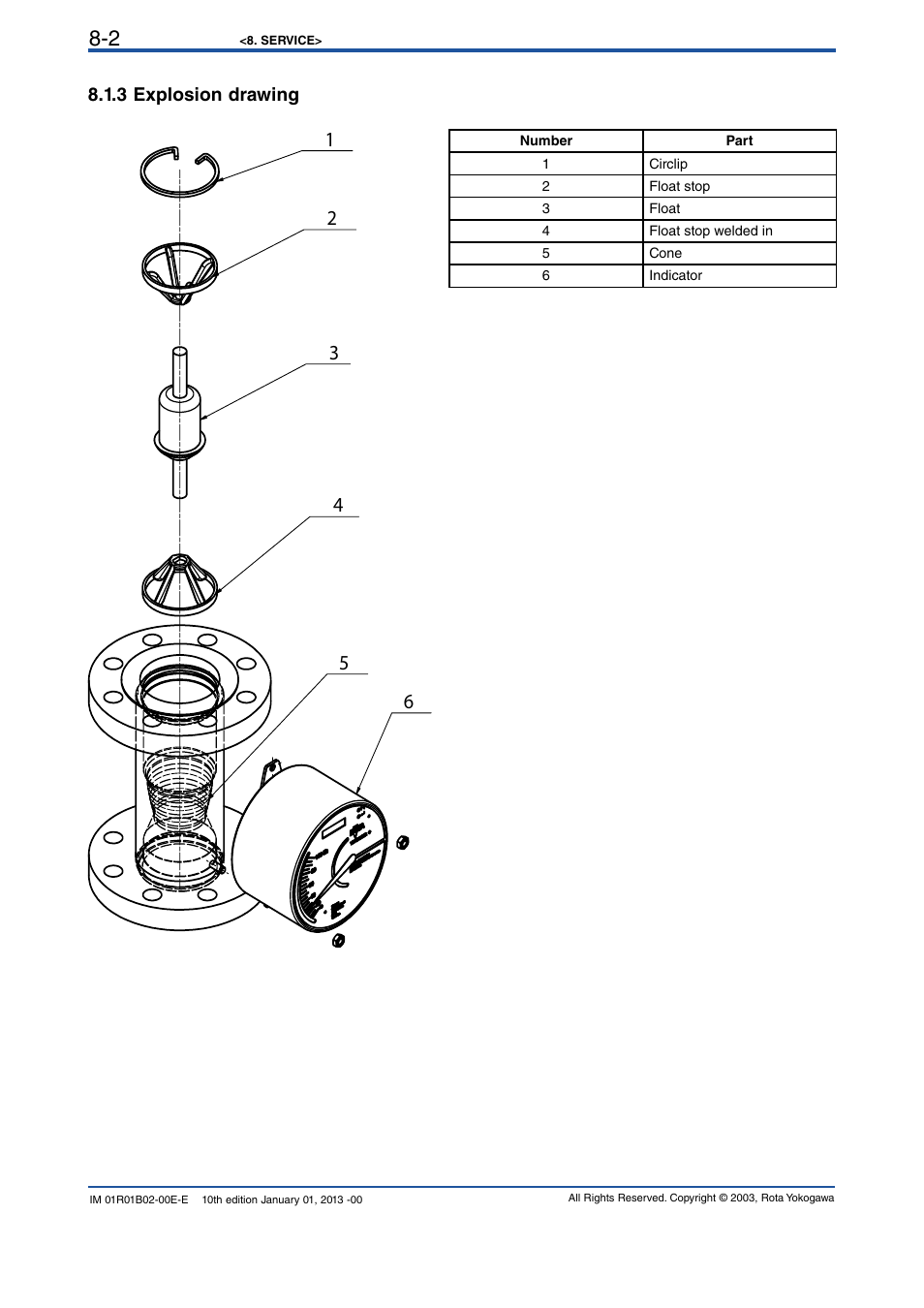 3 explosion drawing | Yokogawa RAMC User Manual | Page 66 / 136