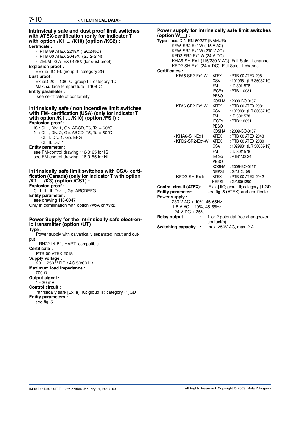 Yokogawa RAKD User Manual | Page 40 / 72