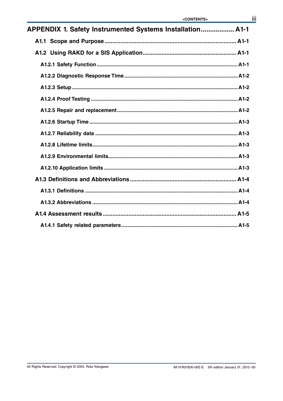 Yokogawa RAKD User Manual | Page 5 / 72