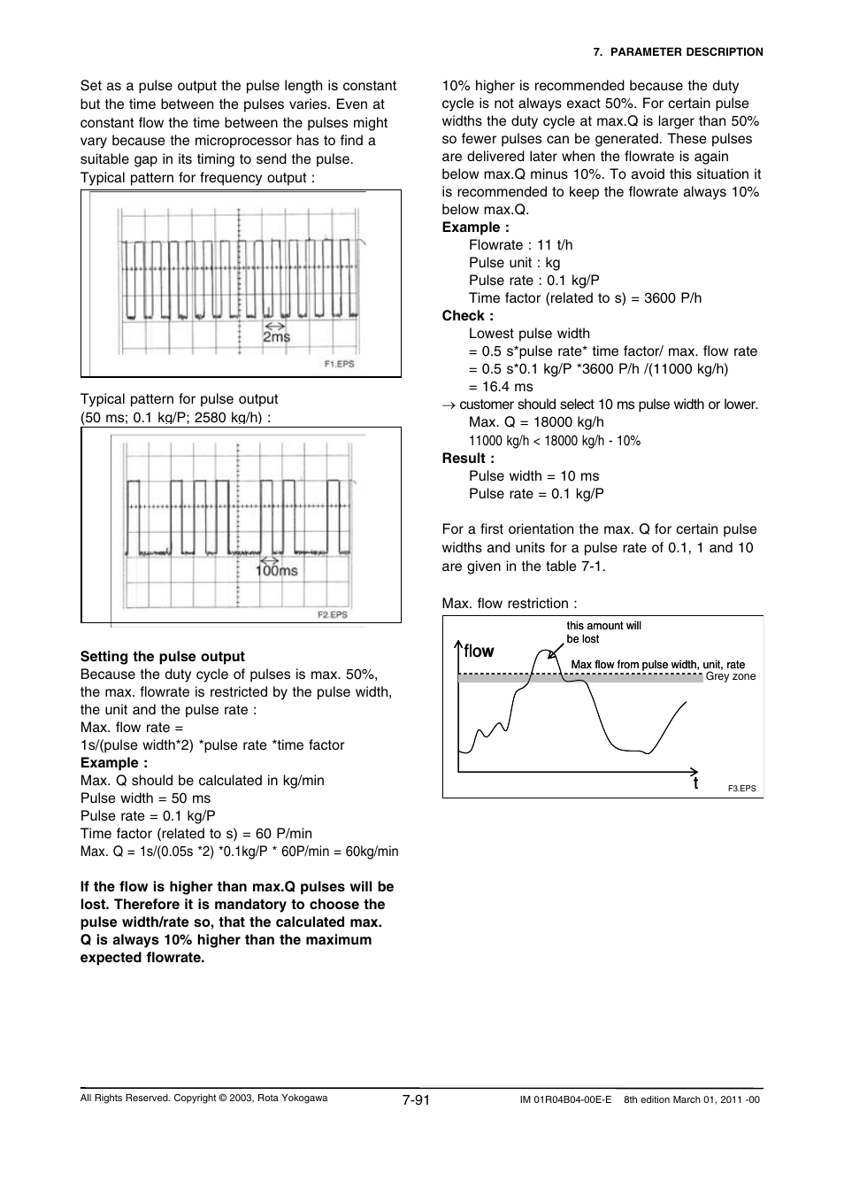 Tflow | Yokogawa RotaMASS 3-Series User Manual | Page 163 / 254