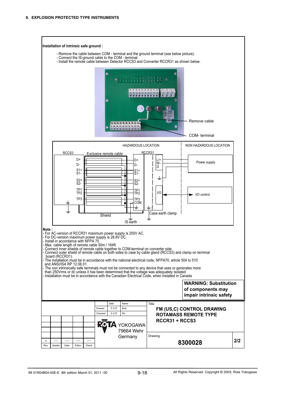 Yokogawa RotaMASS 3-Series User Manual | Page 210 / 254