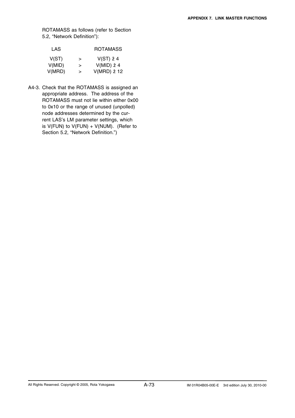 Yokogawa RotaMASS 3-Series User Manual | Page 173 / 182