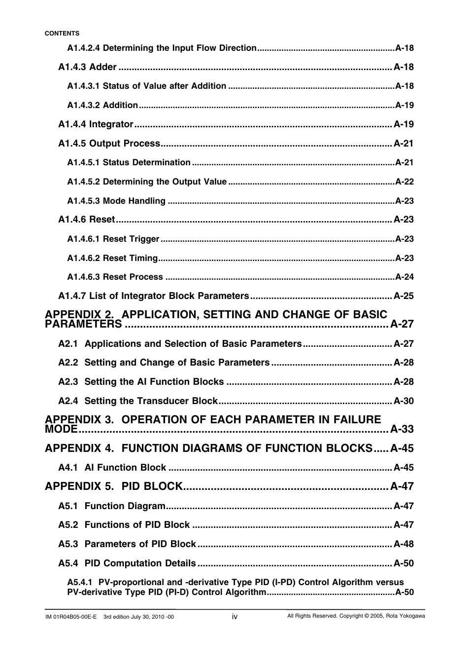 Yokogawa RotaMASS 3-Series User Manual | Page 6 / 182