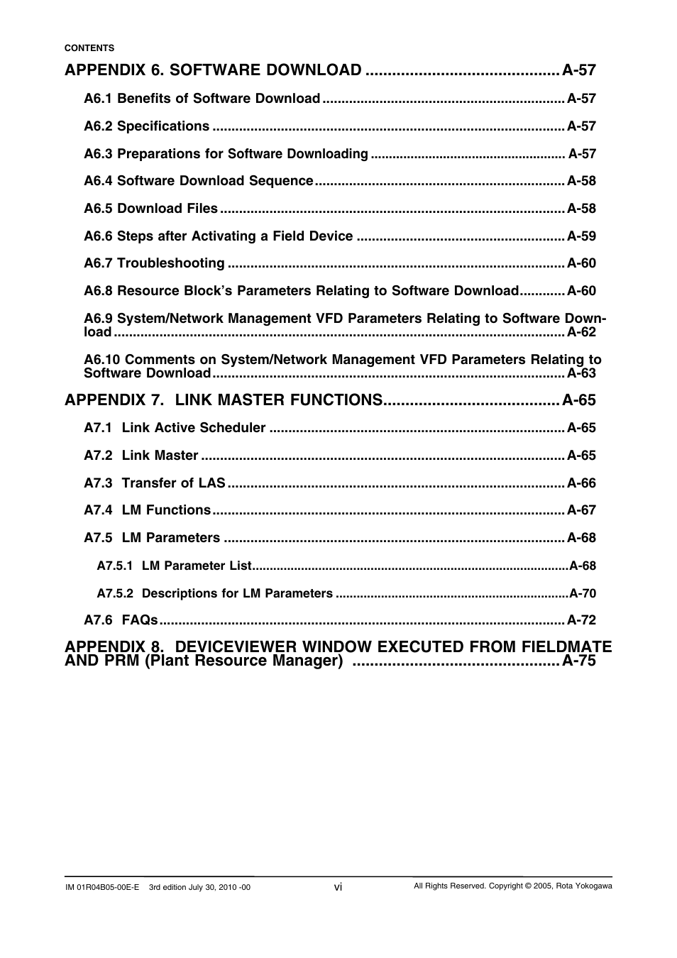 Yokogawa RotaMASS 3-Series User Manual | Page 8 / 182