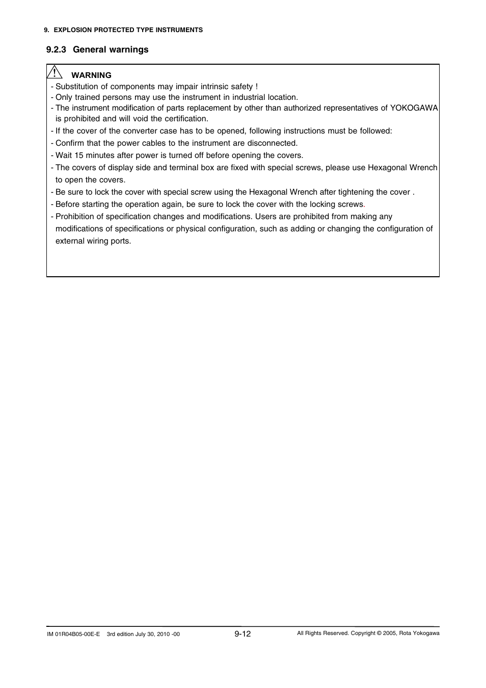 Yokogawa RotaMASS 3-Series User Manual | Page 88 / 182