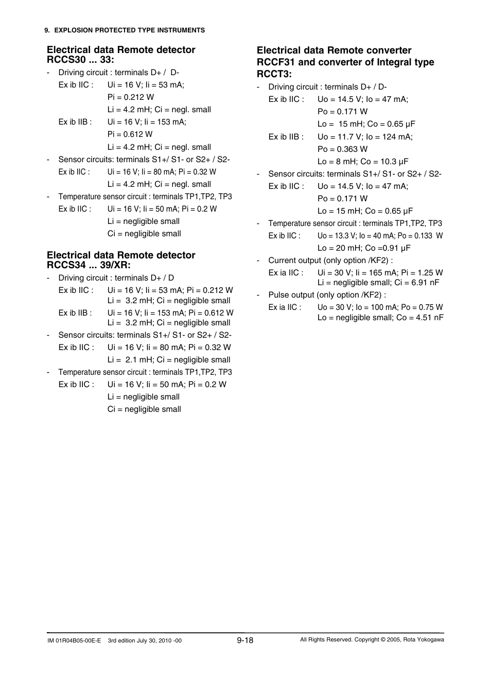 Yokogawa RotaMASS 3-Series User Manual | Page 94 / 182