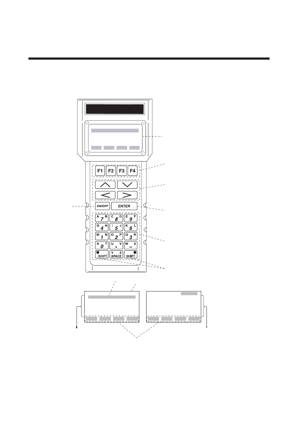 Appendix a. operation of brain terminal bt200, A.1 operation key arrangement, Bt200 | Yokogawa Wireless Temperature Transmitter YTA510 User Manual | Page 30 / 41