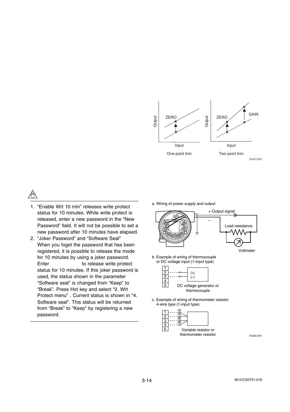 6 sensor trim, Sensor trim -14 | Yokogawa Wireless Temperature Transmitter YTA510 User Manual | Page 27 / 42