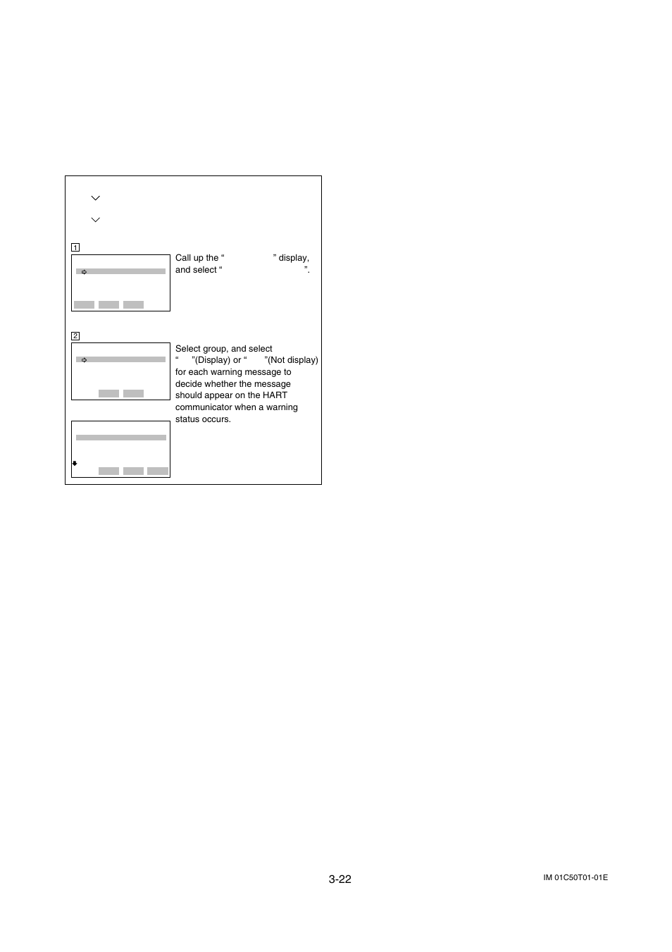 2 warnings, 3 logging functions, Warnings -22 | Logging functions -22 | Yokogawa Wireless Temperature Transmitter YTA510 User Manual | Page 35 / 42