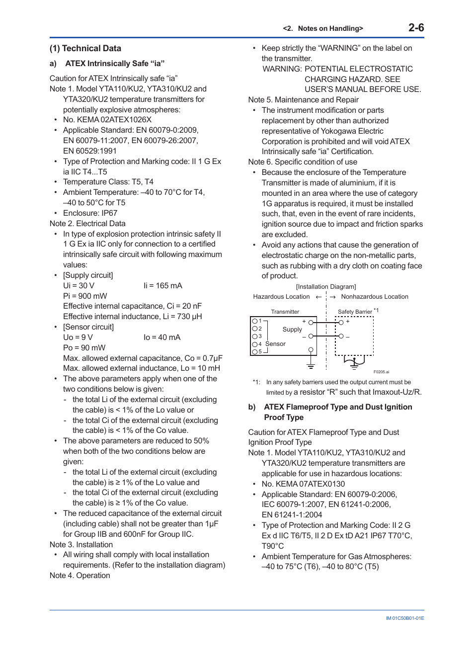 Yokogawa YTA320 User Manual | Page 12 / 47