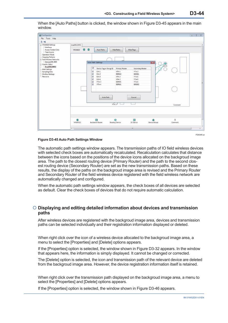 D3-44 | Yokogawa YFGW410 User Manual | Page 105 / 202