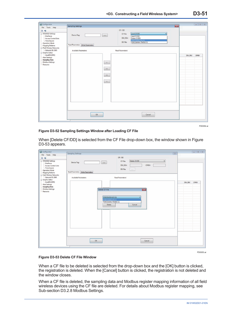 D3-51 | Yokogawa YFGW410 User Manual | Page 112 / 202